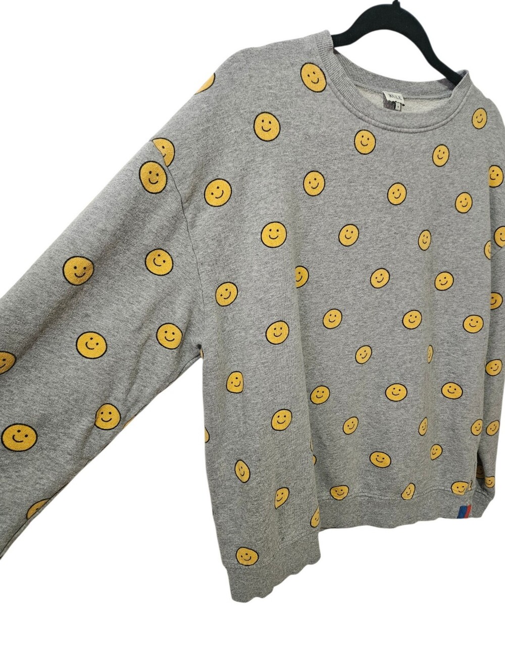KULE Oversized Smile Crewneck Sweatshirt Organic Cotton S - Picture 6 of 13